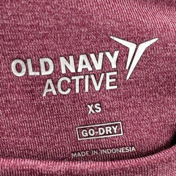 Old Navy Pink Full Length Colorblock Dry Leggings - Picture 3 of 5